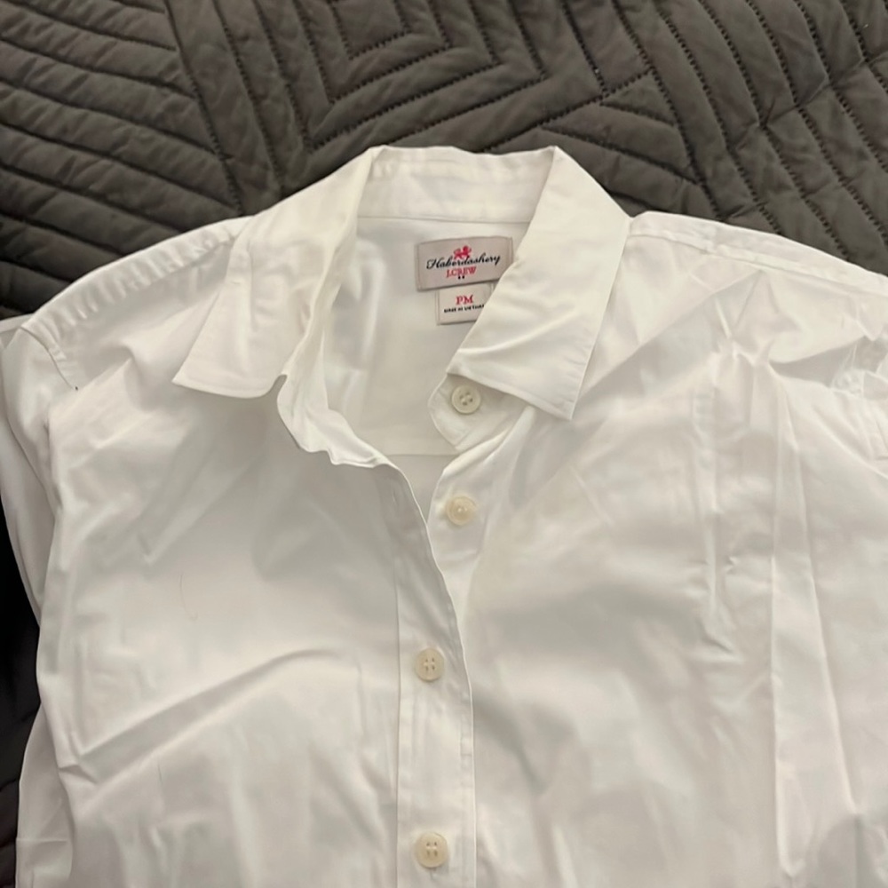 Womens button down shirt.